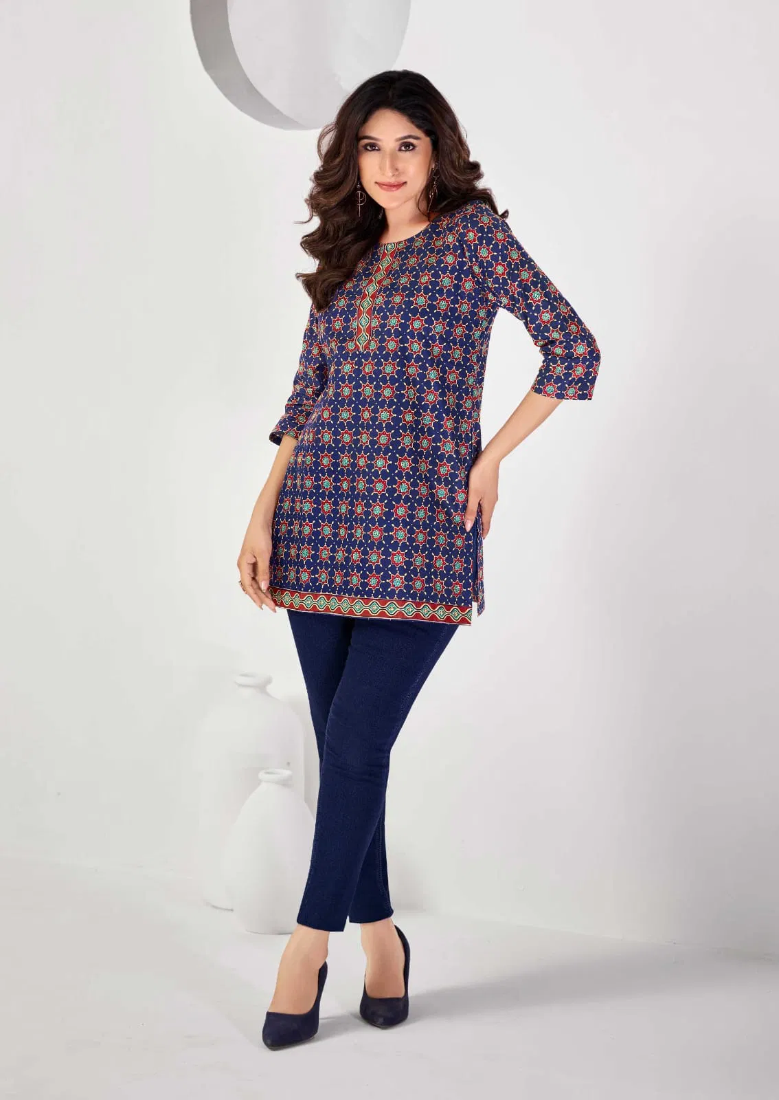Crystal Vol 4 By Mayur Poplin Cotton Printed Ladies Top Orders In India
